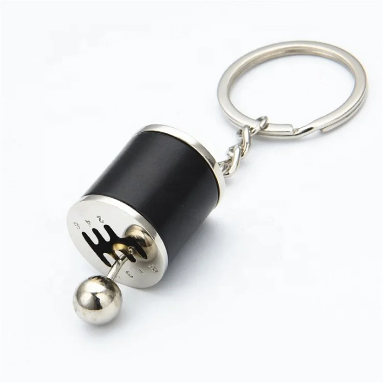 Cute Pendant Key Chain Car Tuning Keychain Car Gear Shift Key Chain for Car (1600431185452)