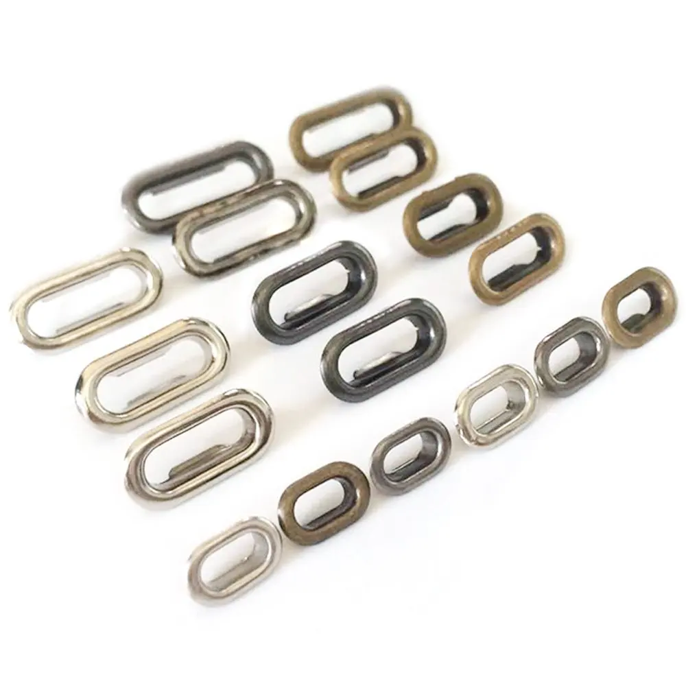 Good Price Wholesale or OEM Service Metal Square Triangle Rectangle Hexagon Oblong Oval Eyelets