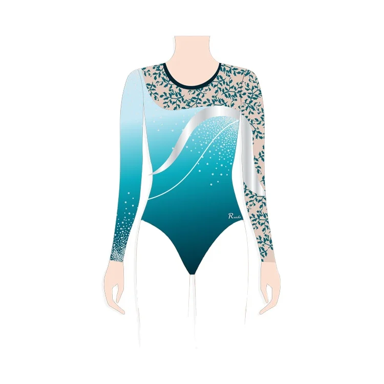 Dance Training Dancewear V Neck costumes Gymnastics Leotard Jumpsuit ballet unitard