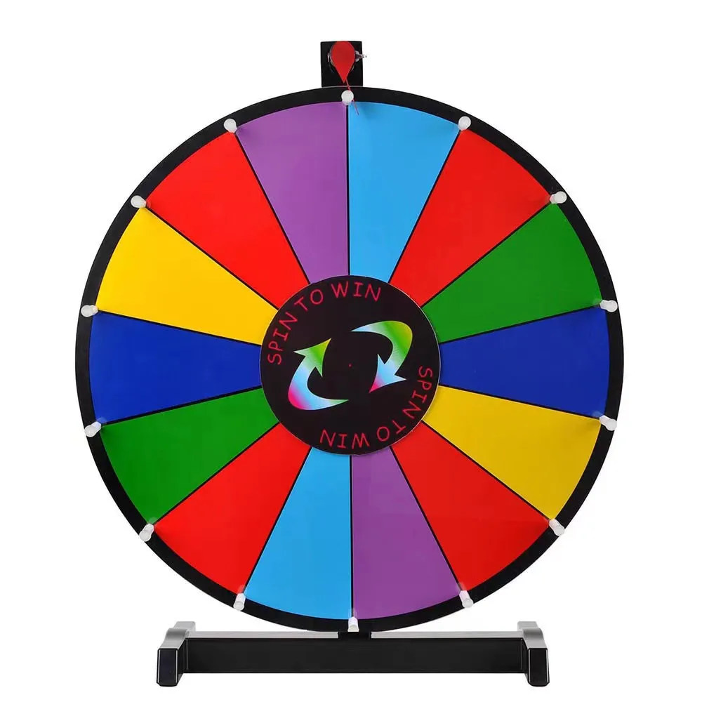 NEW wheel Winning Lucky Prize Wheel Advertising Adjustable Prize Wheel