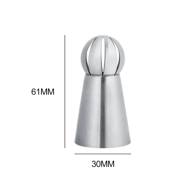 3PCs/Set Cake Icing Nozzles Russian Piping Tips Lace Mold Pastry Cake Decorating Tool Stainless Steel Kitchen Baking Pastry Tool