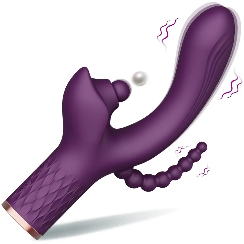 Dropshipping Good Price Realistic Rabbit Vibrator 7 Speeds Mode Sex Toy Dildo Vibrator for Women Couple Adult