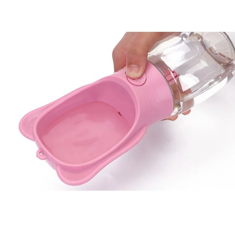 Animal Feeding Drinking Cup Bowl Pet Water Dispenser Dog Water Bottle