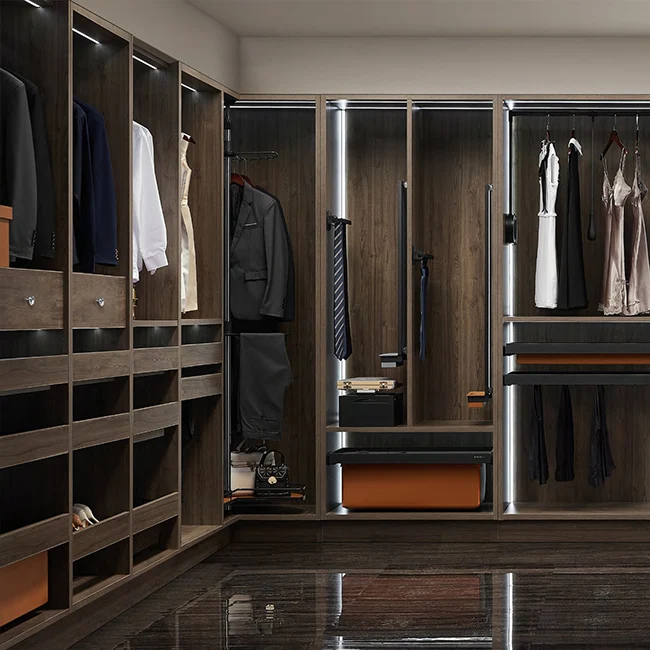 Matel wardrobe clothes storage cabinet metal drawer pants hanging rack for dry trousers