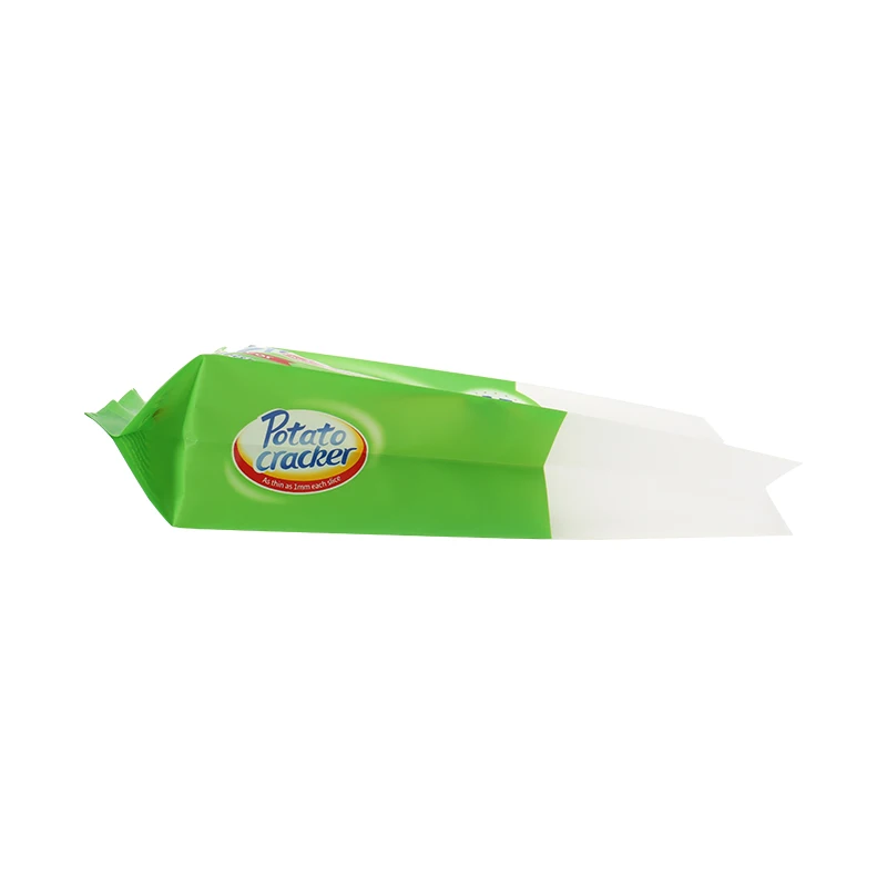Wholesale Food Grade Plastic Cookie Bags Back To Back Biscuit Packaging Seal Bag Custom Bags  For Crackers