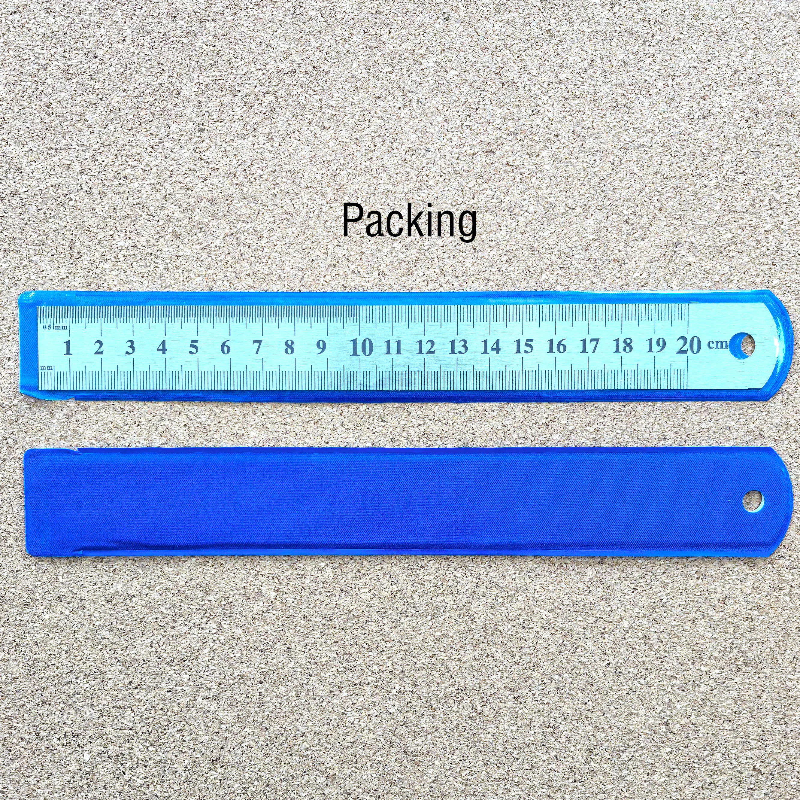 Stainless Steel Straightedge  Metric Feet 20cm/8inch 0.5mm Thick Ruler