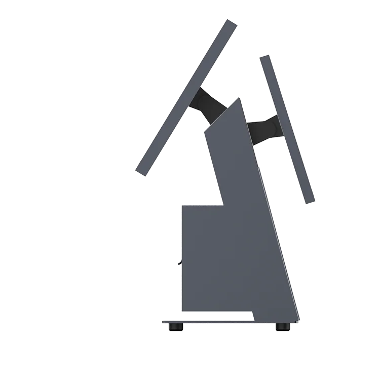 J6412 Win11 15.6 ' All in One Pos Terminal System windows Dual Screen Pos System Built-in Printer