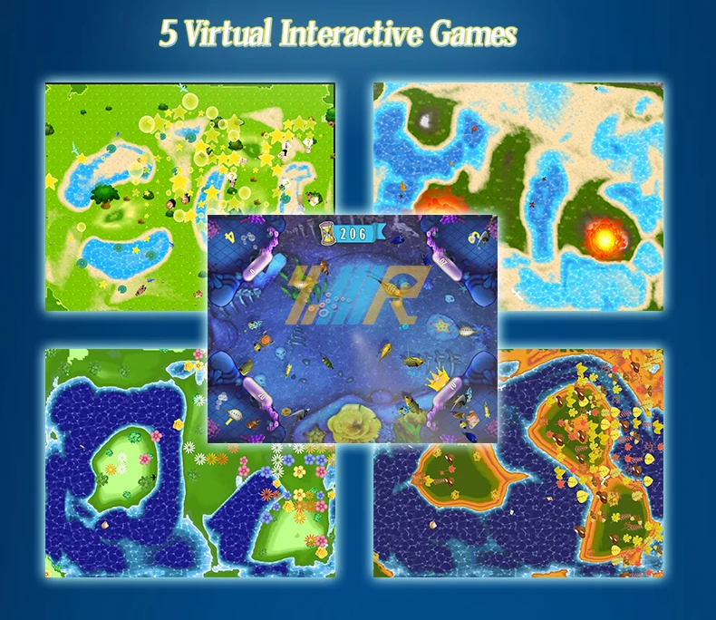 AR Interactive Sandbox Projection immersive projector 5 themed games interactive hologram projector holograms projector 3d