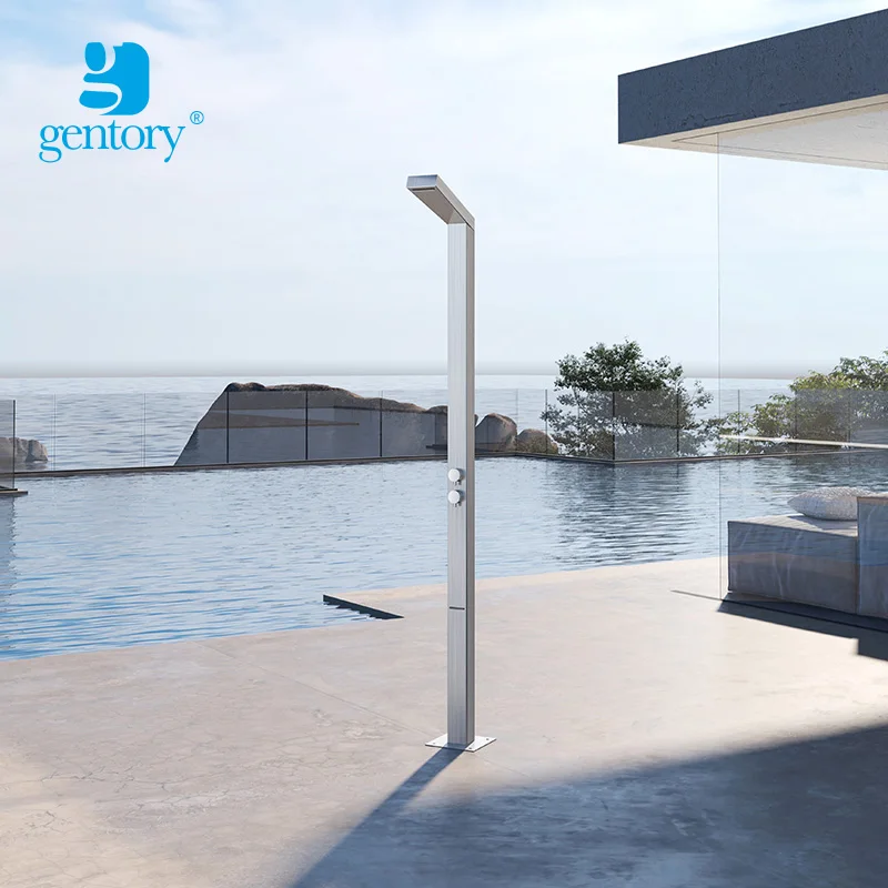 Hotel Bath Outdoor/Garden/Beach 316 Stainless Steel Beach Swim Freestanding Shower outdoor shower column for swimming pool s321
