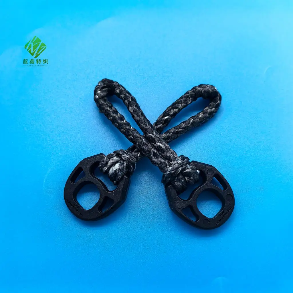 Wholesale Customized Amsteel Rope 8cm Length Cinch Buckle Continuous Loop For Hammock suspension UHMWPE lanyard