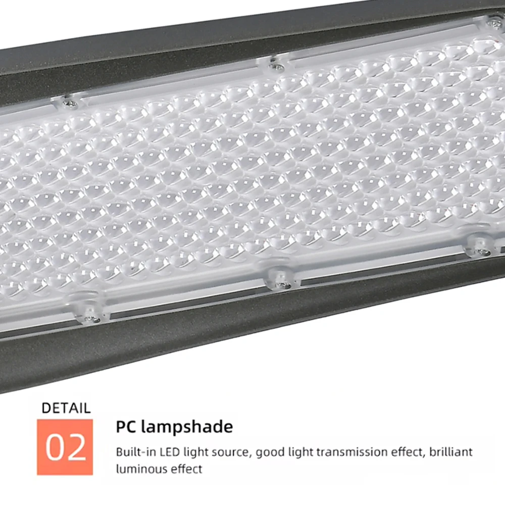 IP65 Waterproof Aluminum Outdoor 100lm/w LED Street Light AC Power Supply for Road Lighting