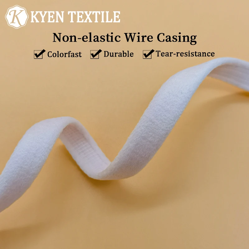 Manufacturer Direct Sale 10mm Comfortable Nylon Webbing Underwire Casing Elastic Steel Bone For Bra Accessory OEM ODM Order