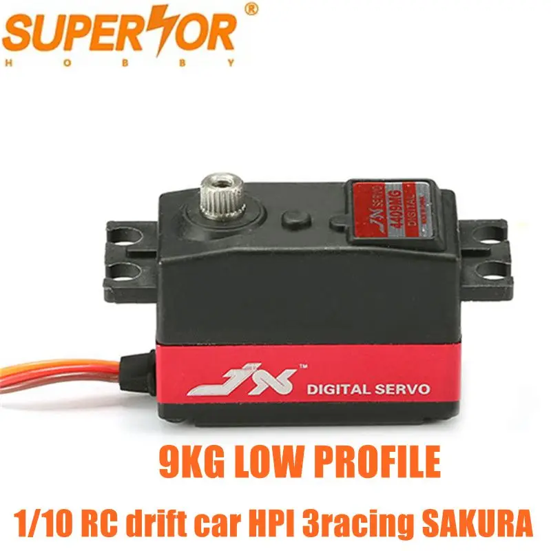  Металлическая Шестерня JX Servo PDI-4409MG 9 кг цифровой Стандартный низкопрофильный короткий сервопривод 3racing 3R SAKURA D4 CS 1/10 RC crawler drift