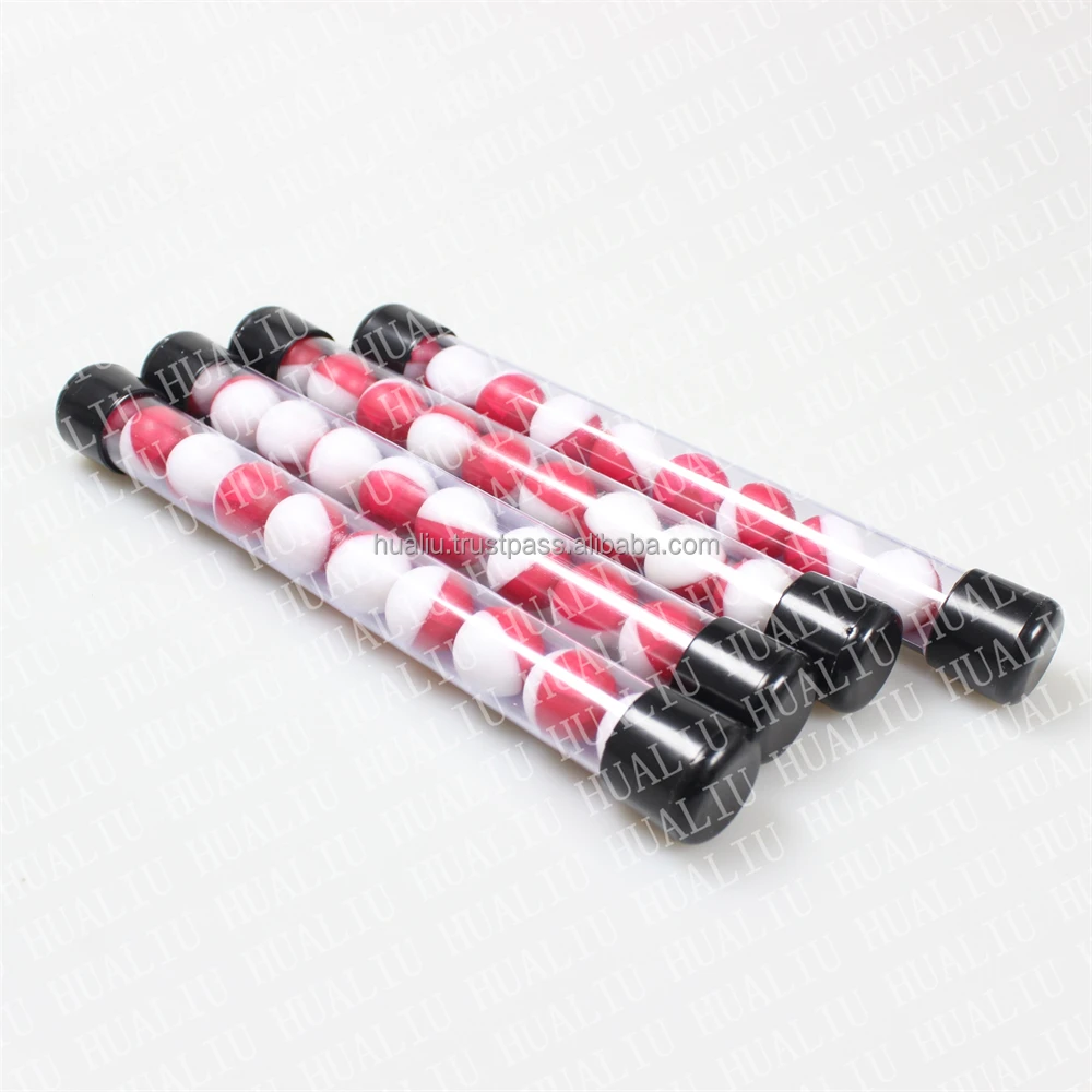 Self defense gun shoot use red shell 0.68 Caliber Paintballs, Colorful / Round / black powder Fill / PLA Shell