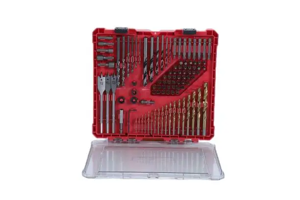 100pcs drill and bit set Factory Direct Electric Drill Matching Screwdriver Woodworking Hole Opener Tool Set