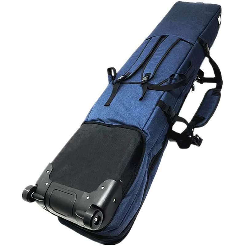 Custom Waterproof Oxford foldable Snowboard Backpack Skiing Snowboard Cover Bag with Wheels