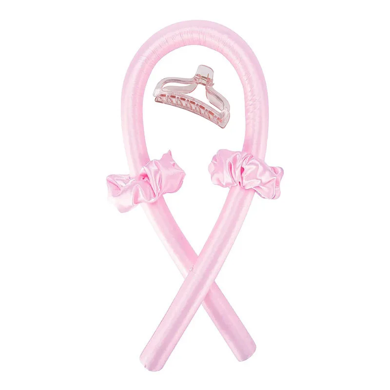 Best-selling foam plus steel wire lazy curling stick with clip heat-free sleeping curls large intestine hair ring curler set