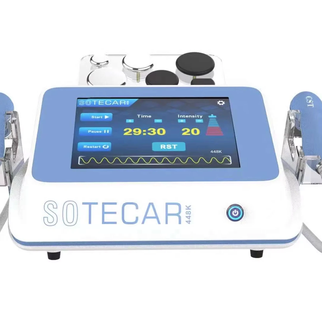 Professional Fractional RF Facial 448KHz RST CST Tecar Therapy Skin Tightening Radiofrequency Weight Loss Machine