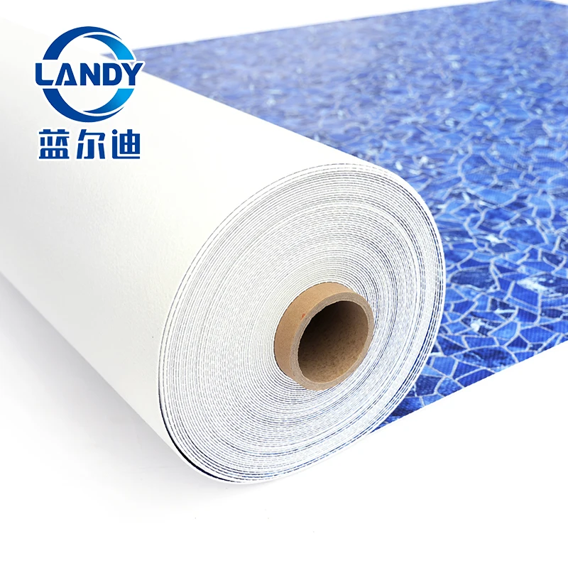 Landy Blue Pvc Elasticated Pool Liner For Pools Swimming Outdoor