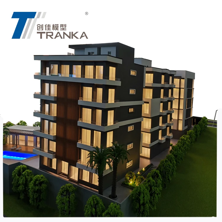High quality sand table model for real estate display ,  apartment scale model for display