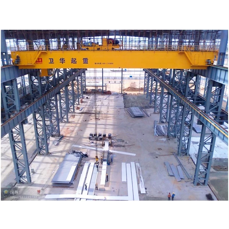 Foundry Double Beam Steel Factory Heavy Overhead Traveling Casting Steel Laddle Lifting 20t 5t Overhead Crane with A8 Duty