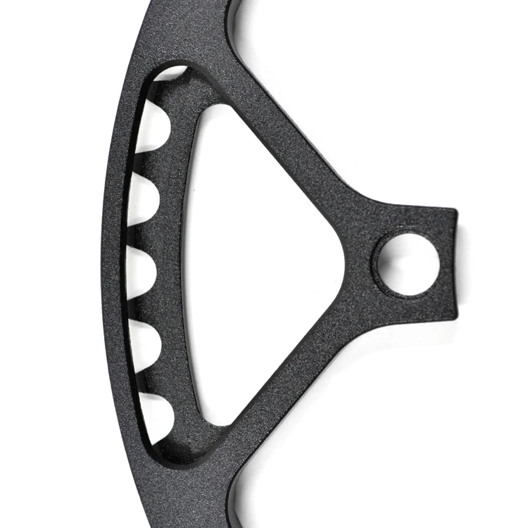 Round  aluminum alloy folding bike chainrings BCD130 58T