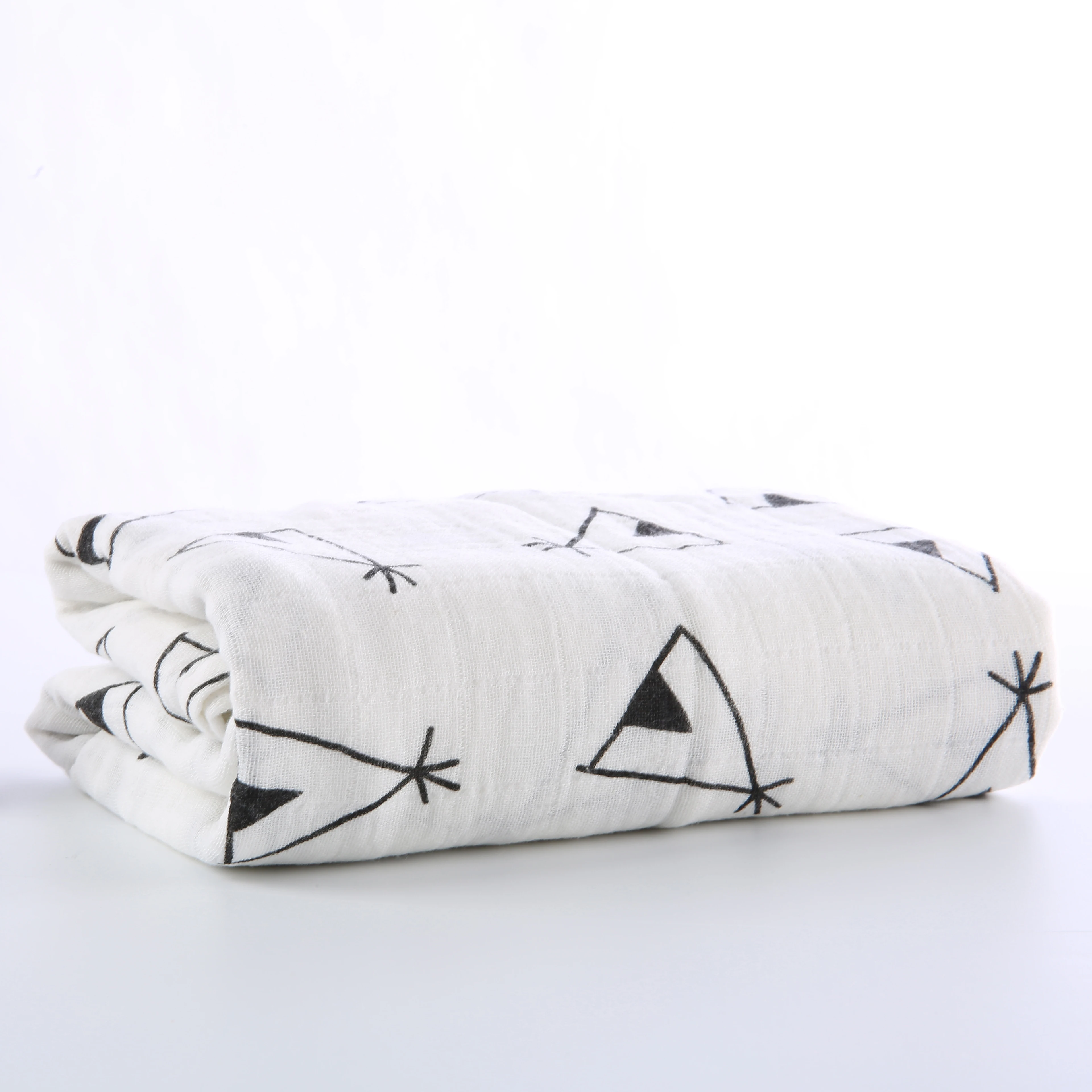 1Pc Muslin 100% Cotton Baby Swaddles Soft Newborn Blankets Bath Gauze Infant Wrap Sleepsack Stroller Cover Play Mat Baby