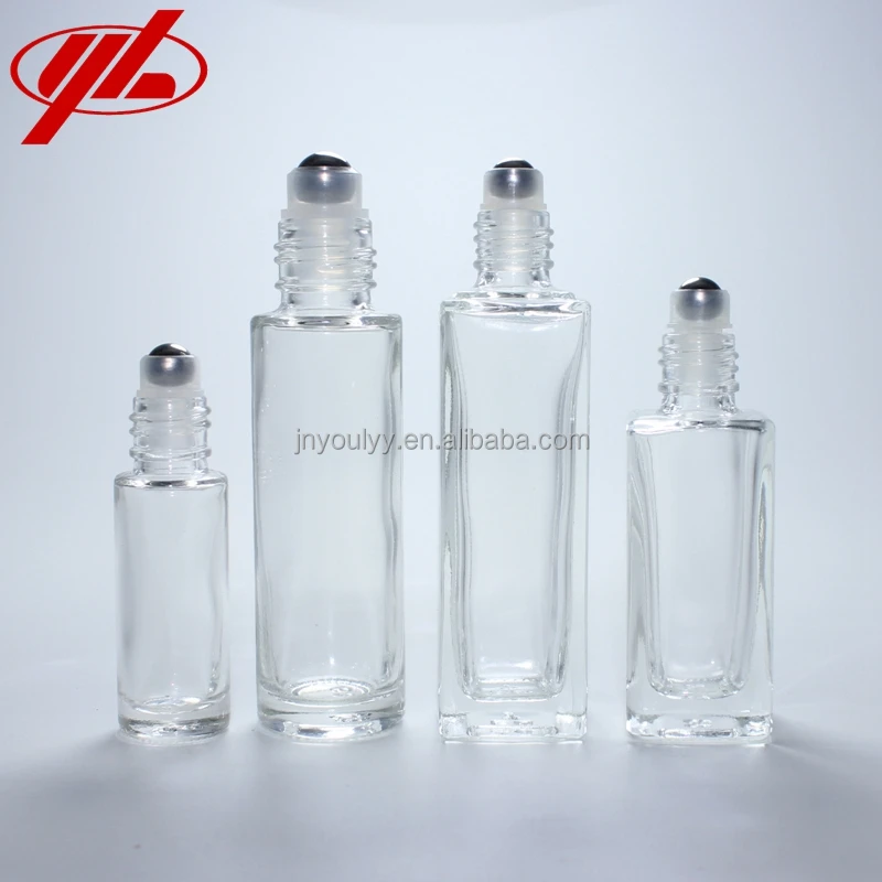 Customized 5ml 10ml 20ml Round or Square Roll on Perfume Glass Bottle