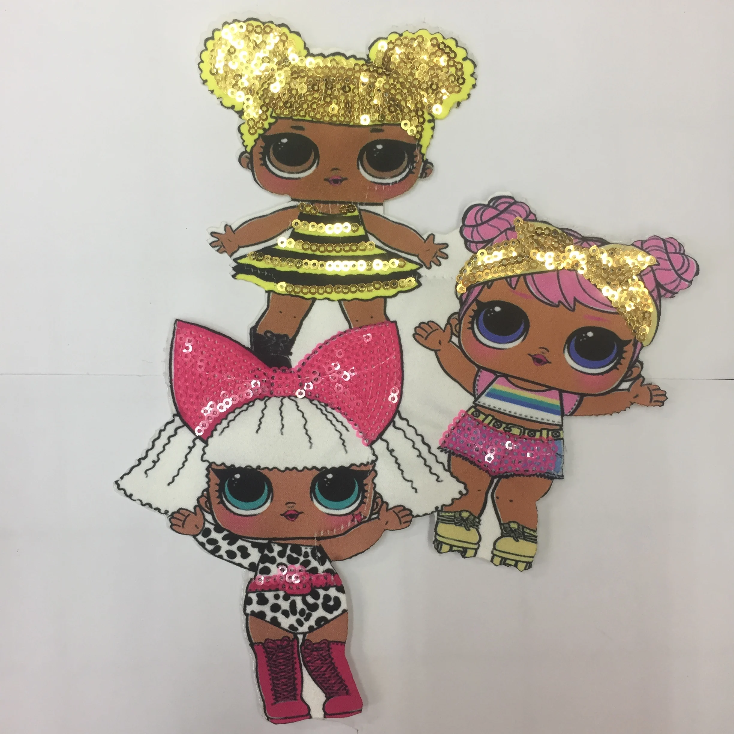 High quality wholesale new design popular sequin designs patches