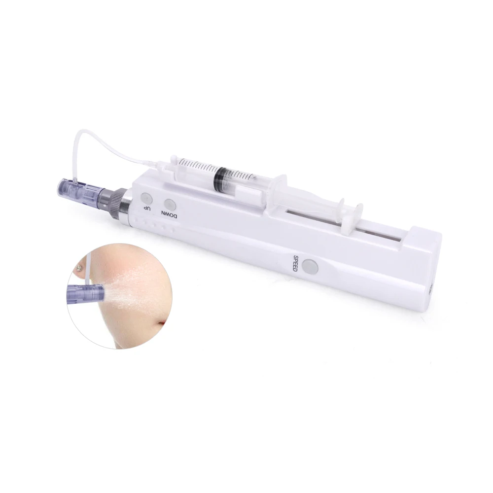 2 in 1 electric dermapen mesotherapy gun microneedle dr pen Injector nano micro needle agujas de needling derma pen