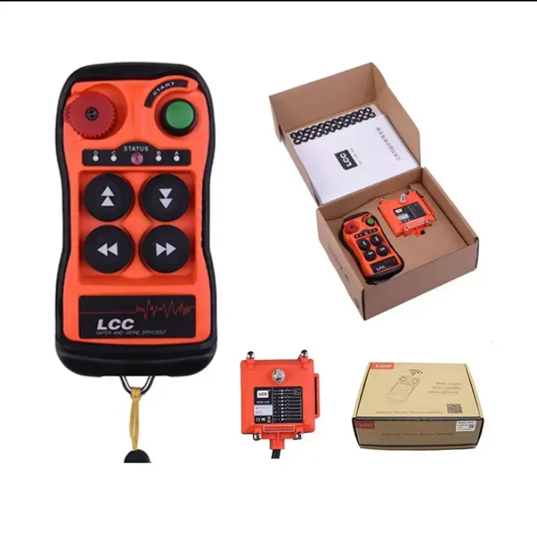 LCC Q400 Cheap 4 Single Speed Buttons Anti-falling Lift Hydraulic Universal Mobile Crane Remote Control