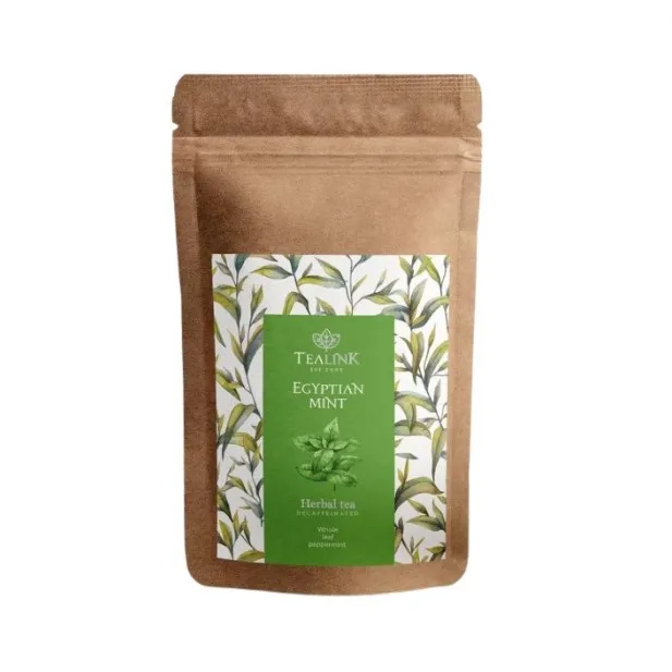 Award Winning Refreshing Strong Caffeine Free Egyptian Mint Loose Tea with no Bitter Aftertaste For Wholesale
