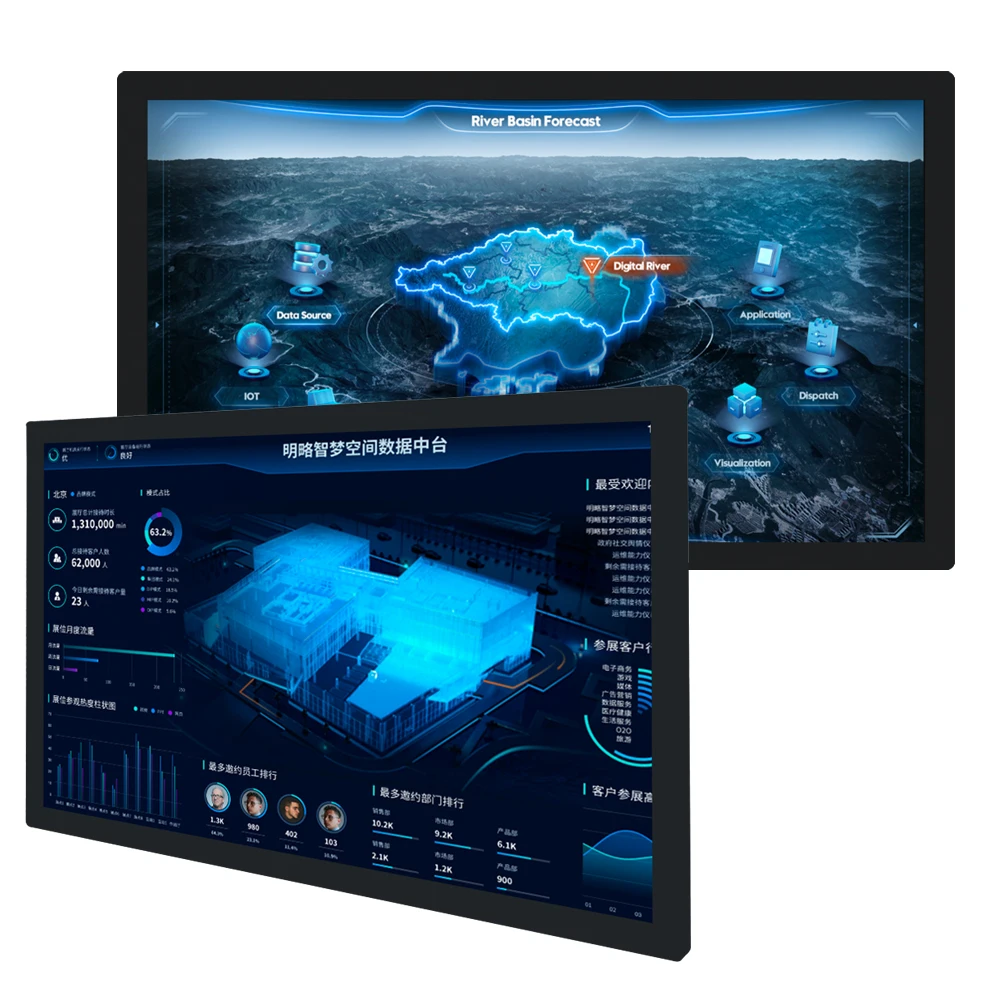 21.5 inch HDMI Monitor 1920*1080 Capacitive Embedded Industrial Display Capacitive Touch Screen Monitor display