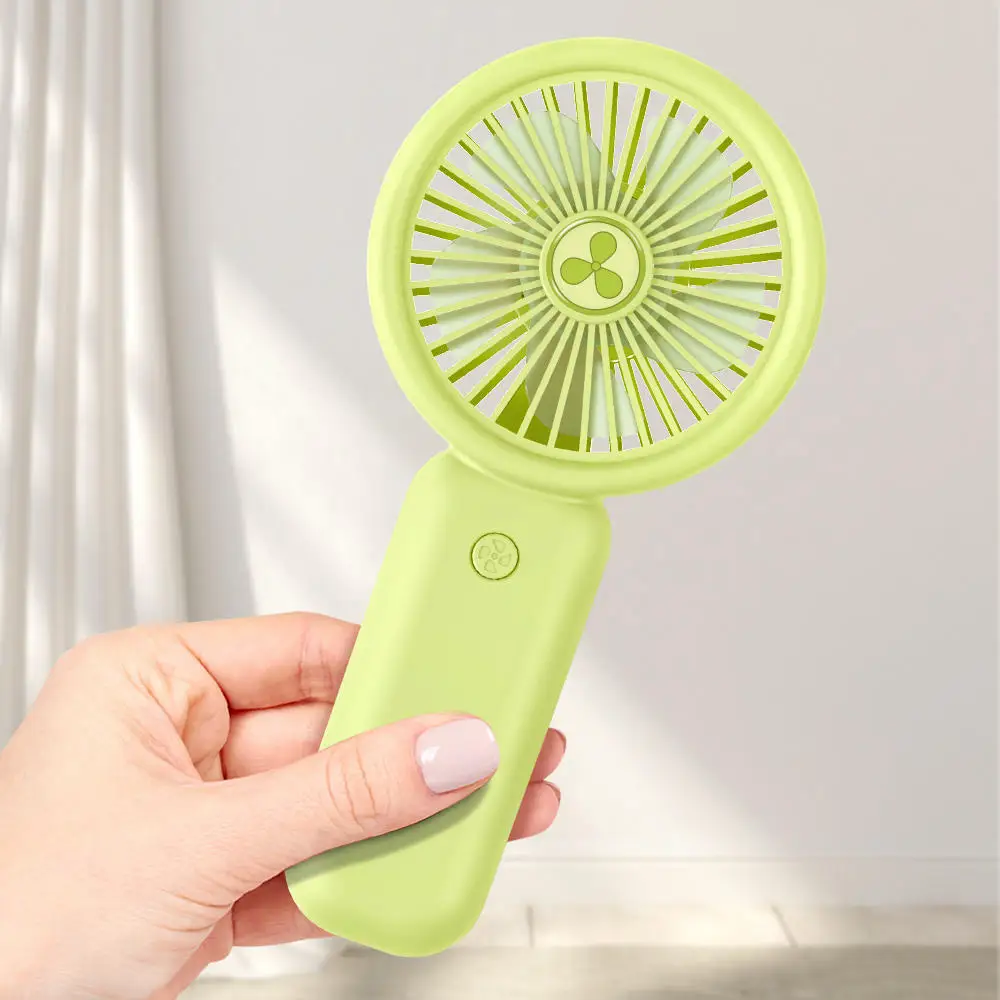 Multi function Desktop Table Ventilador Portatil Stand Air Cooling Hand Held Electric Small Portable Rechargeable Fan Mini