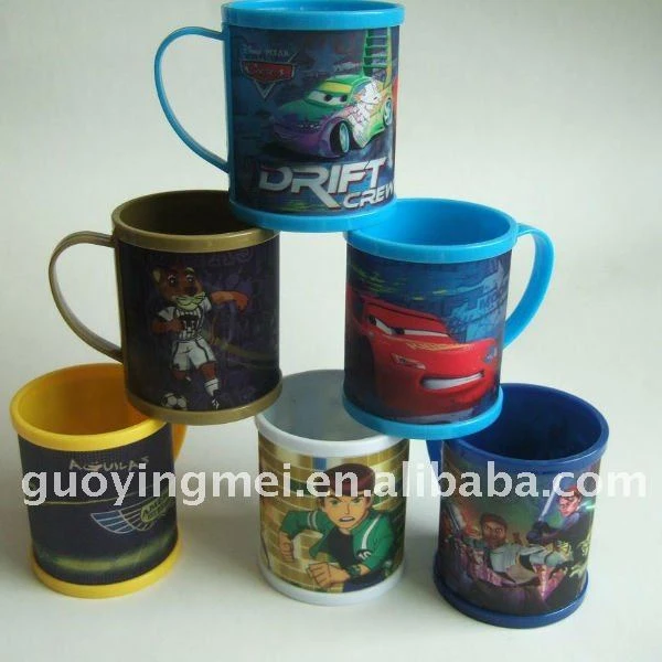 3D plastic mugs