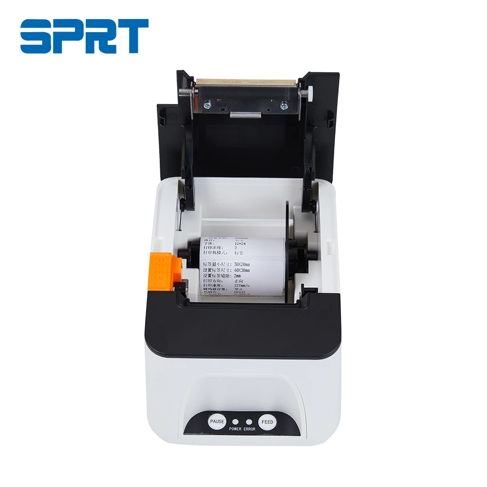 SP-TL24 cheap 2inch 58mm label receipt usb thermal printer dual printing model