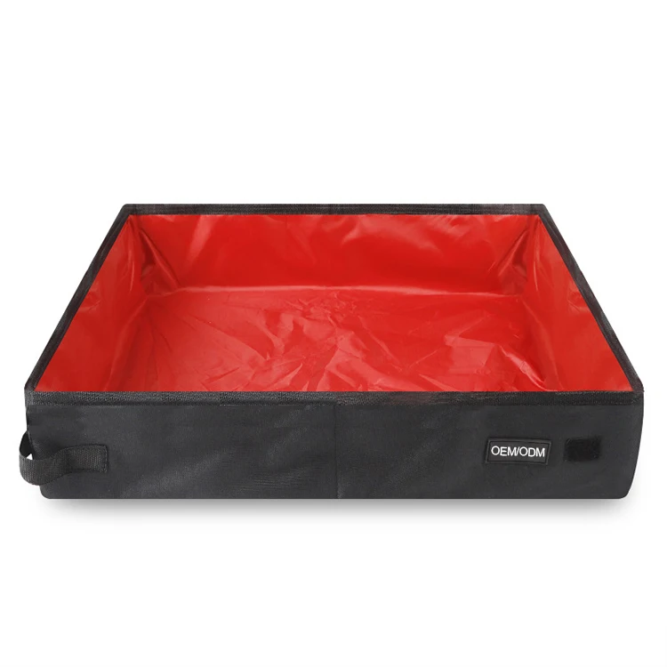 Wholesale Hot Portable High Quality Cat Toilet Scratch Resistant Car Use  Travel Tray Pan Cat Litter Basin Box