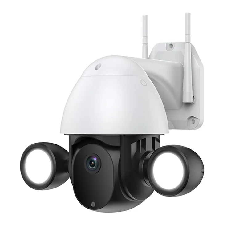 Wireless 3MP Tuya WIFI Floodlight POE PIR Tracking PTZ CCTV Security 360 On vif Waterproof Camera Home Security System