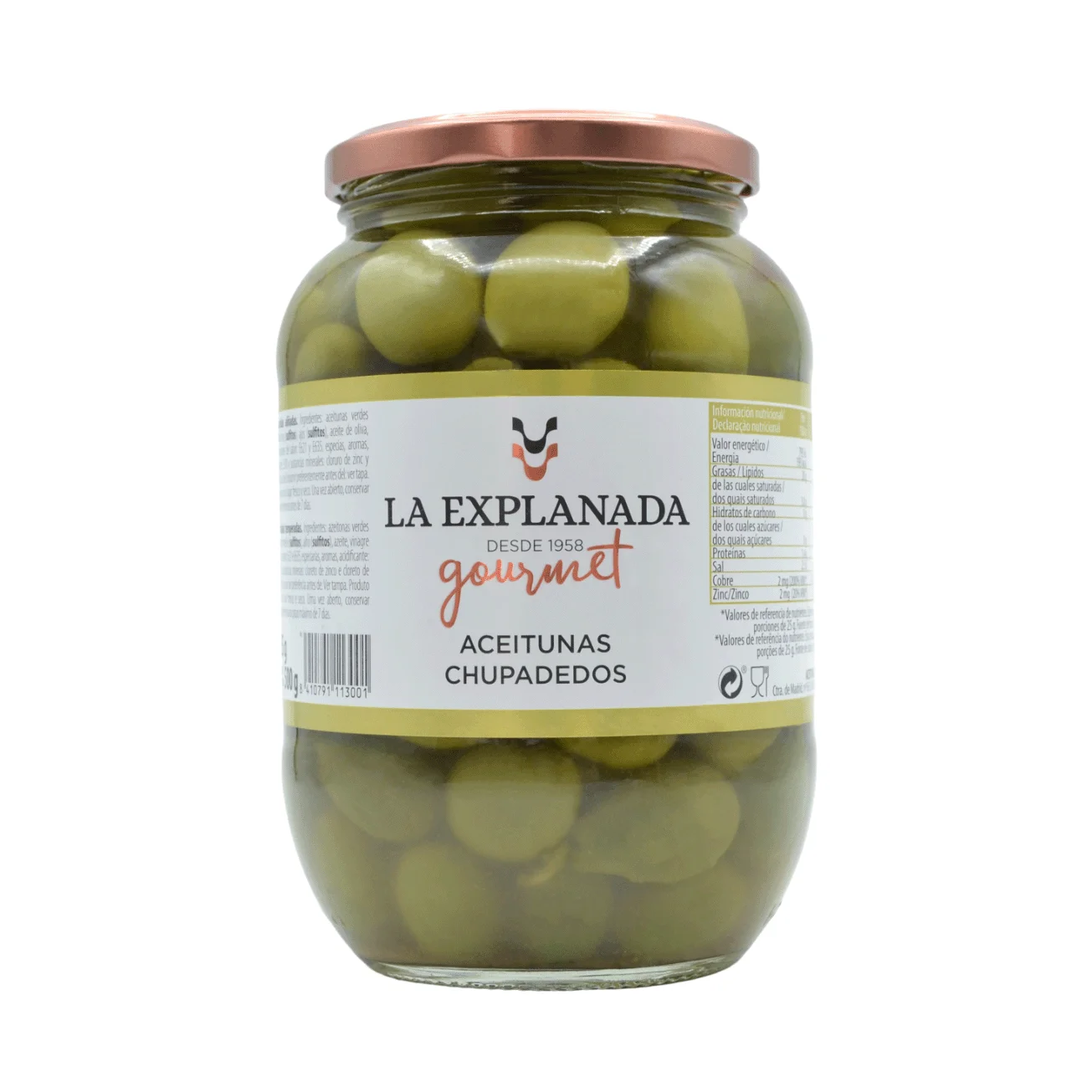 Лидер продаж, самые популярные вкусные 835 г, маринованные приправленные зеленые оливки чупадедос для ресторана и домашнего использования