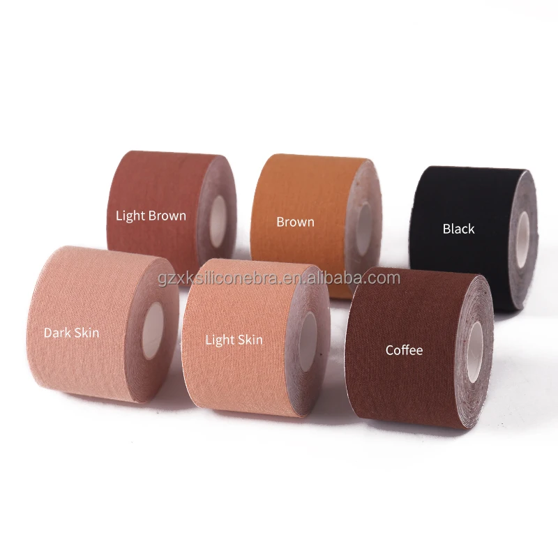 wholesale women plus size adhesive body tape push up instant sticker glue boob tape nipple cover