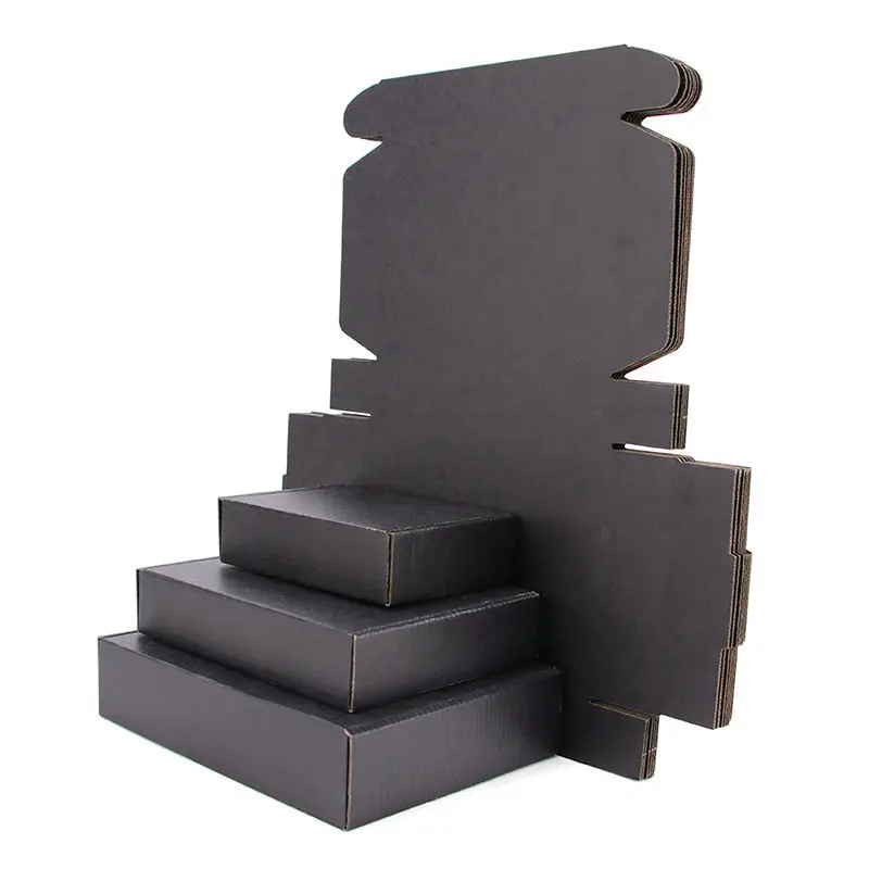 Market Clothing Holiday Gifts Flat Cardboard Mailer Pink Box Paper Mailing Gift Packaging Box