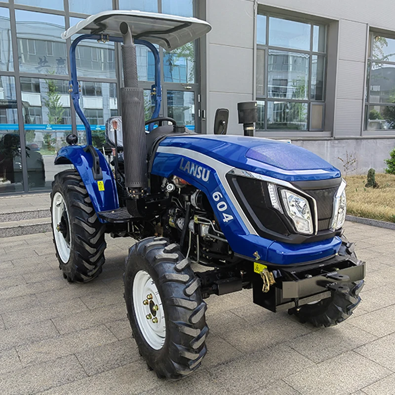 High efficiency agriculture trencher mini tractor garden tractor with front loader wheel tractor