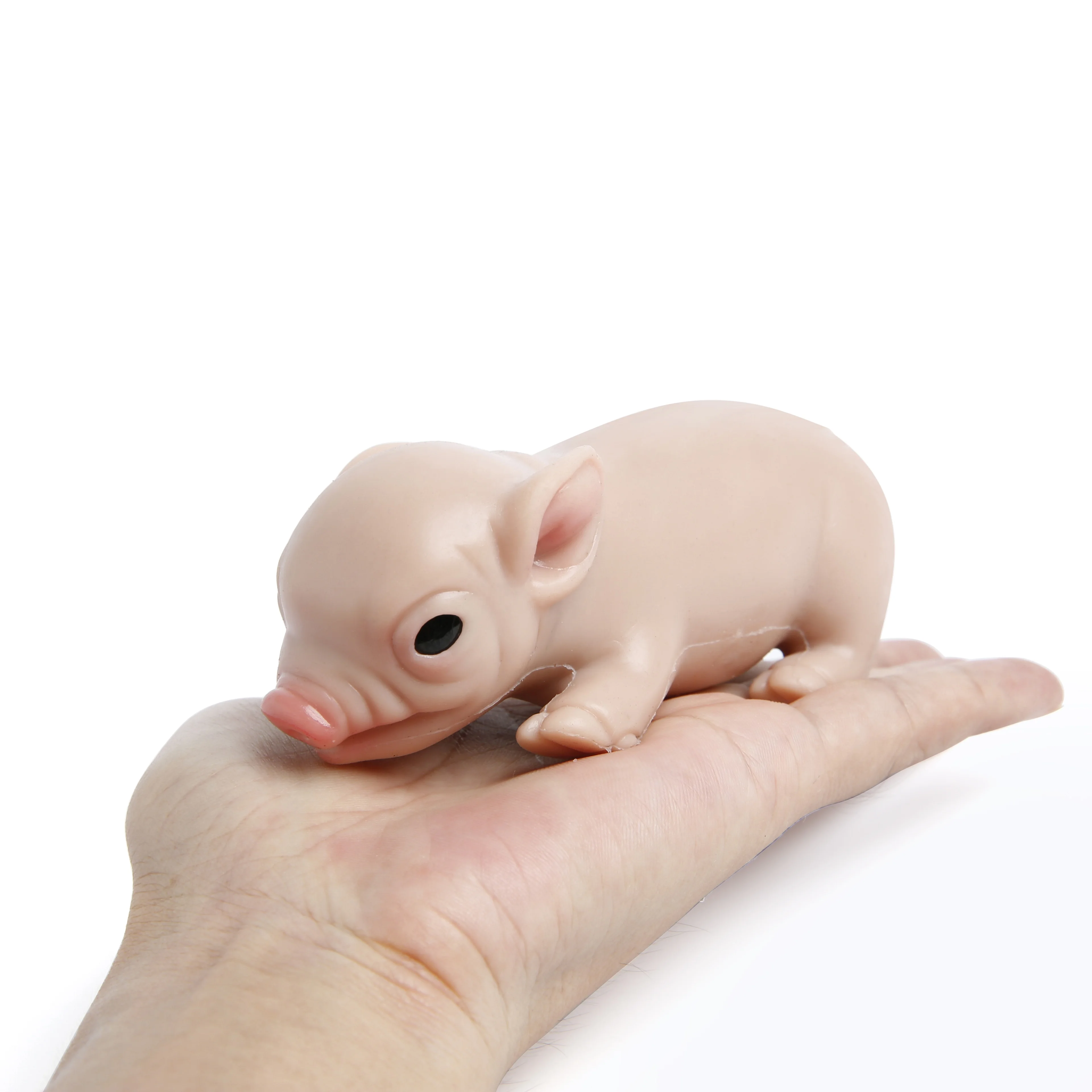 14CM Realistic Mini Pig Doll Soft Silicone Educational Animal Toy Best Gifts for Kids