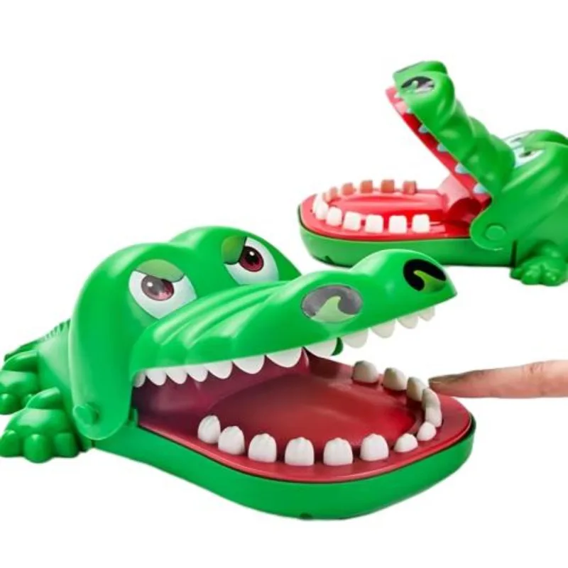 Wholesale 2pcs Crocodile Teeth Alligator Biting Finger Dentist Games Party Children Game Gags Practical Jokes Toys