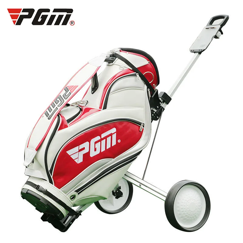 PGM 2 Wheels Wholesale Golf Push Carts Aluminum AlloyGolf Trolley Golf Buggy