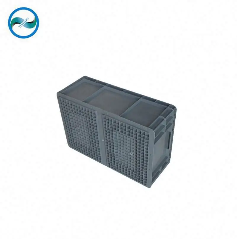 EU4622 600*400*230 transport plastic box with lid