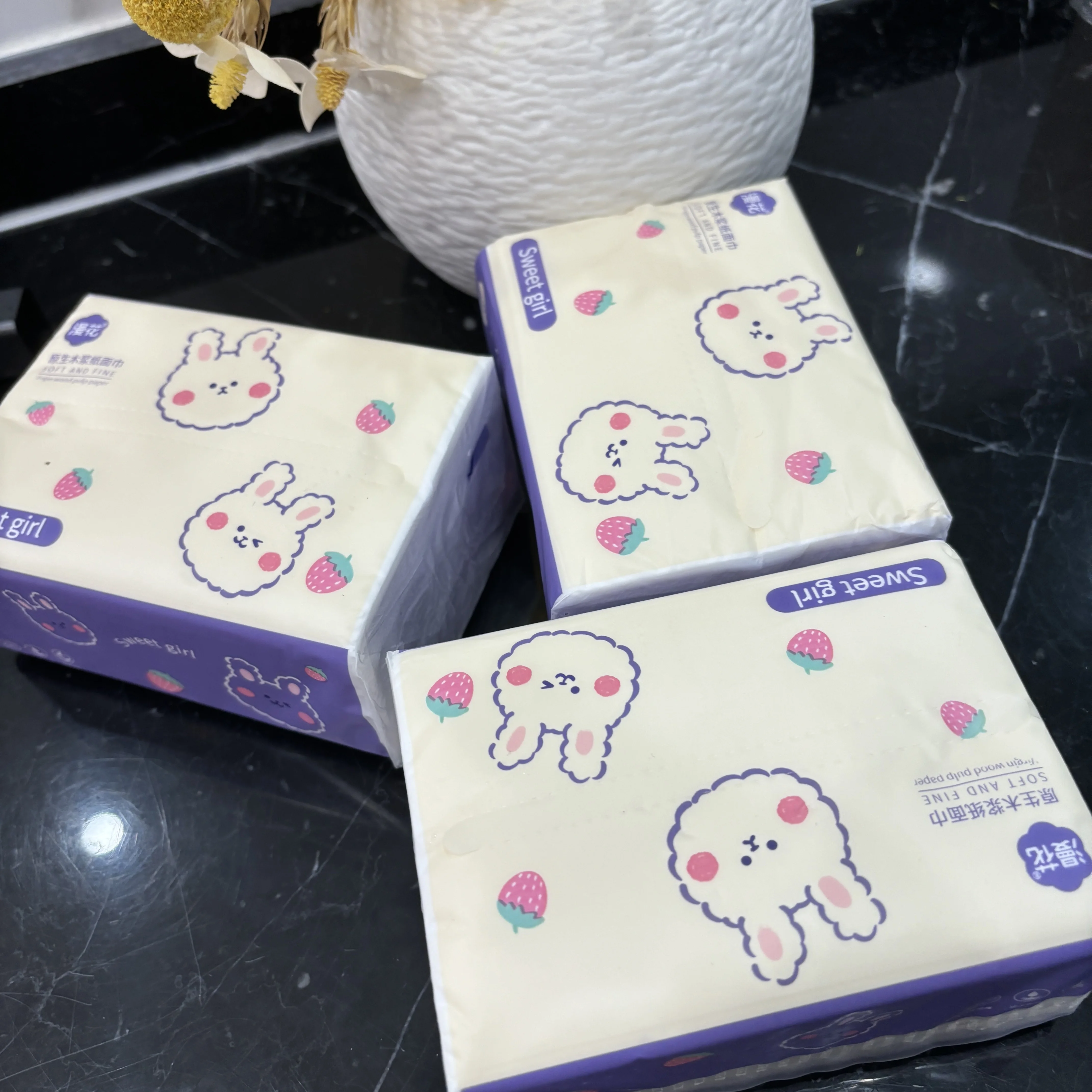 Daily Use Soft Premium Skin-Friendly Face Disposable Paper Tissue