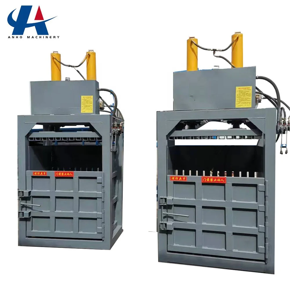 Automatic Hydraulic press Bailing machine baler for waste paper cardboard Cotton Textile Cloth Metal
