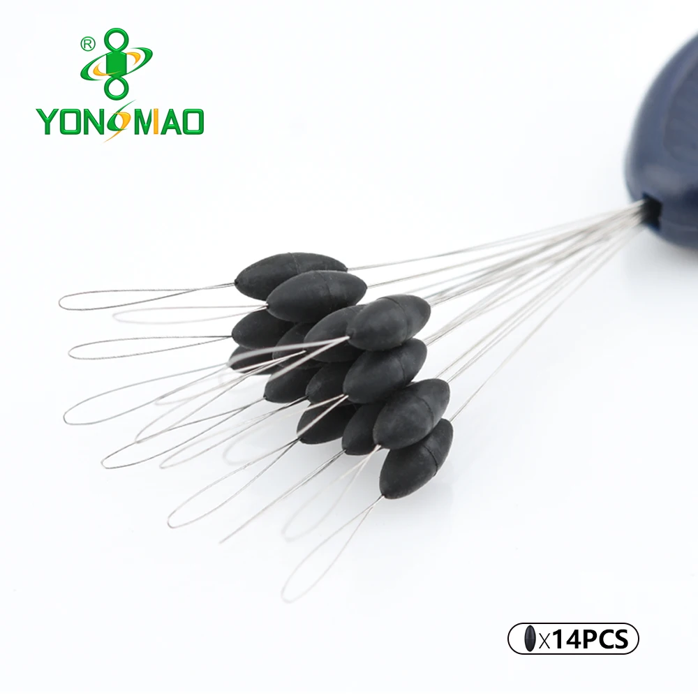 Oliver rubber stopper YONGMIAO Fishing gear  Black rubber stopper YM-5003