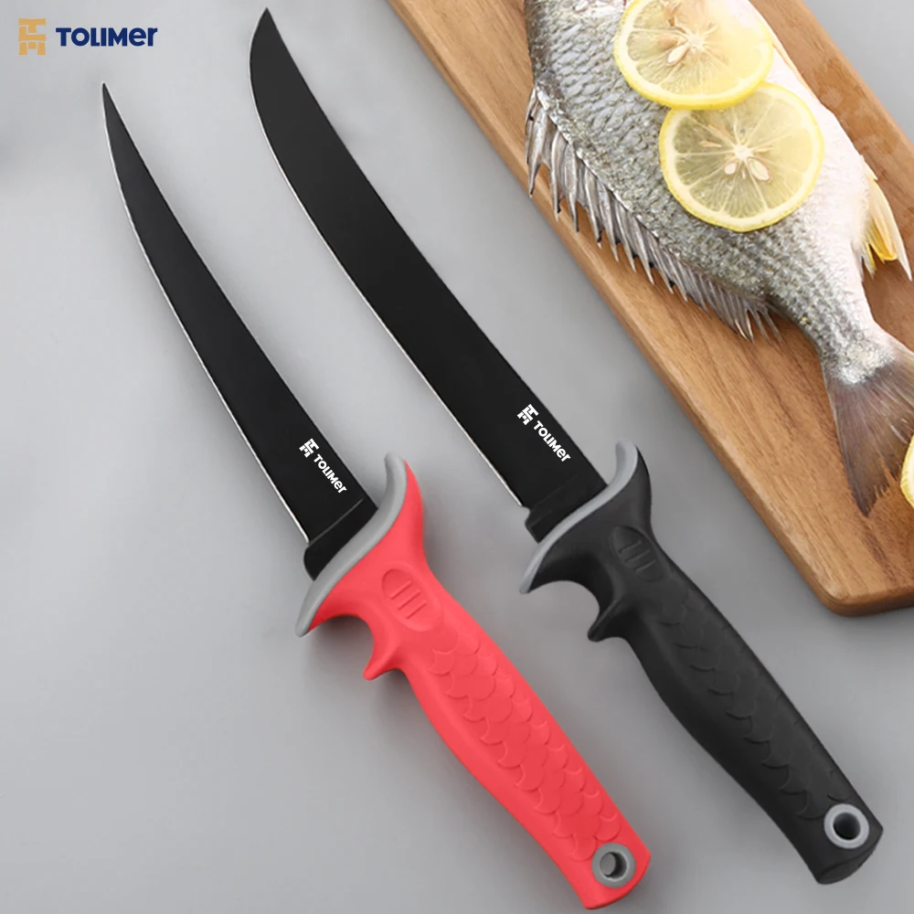 Newly designed stainless steel 5cr15mov 7inch Chef Knife Fillet Knife with PP+TPR handle filet knife